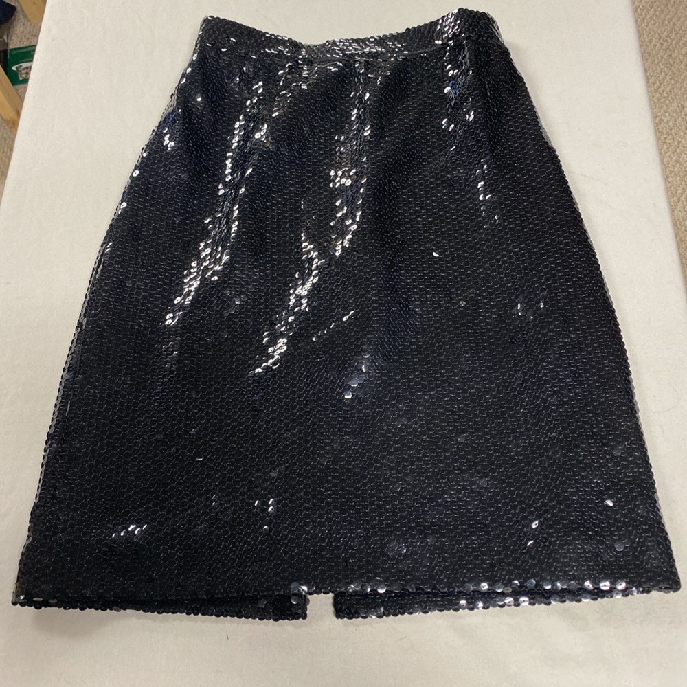 Black Sequin Skirt